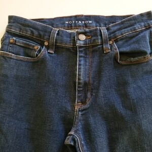 Mott & Bow Slim Fit Wooster Jeans Mens 31x32 (29x30) Dark Wash